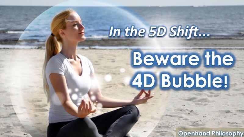 4D Bubble in the 5D Shift