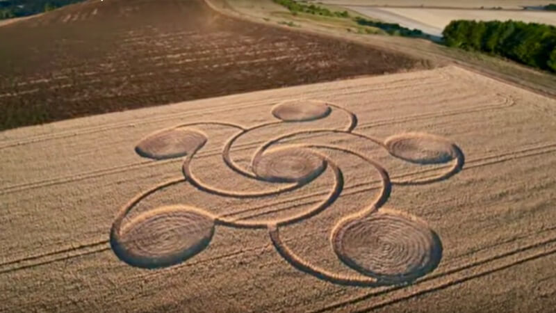 5D Human Crop Circle - 2022 with Openhand