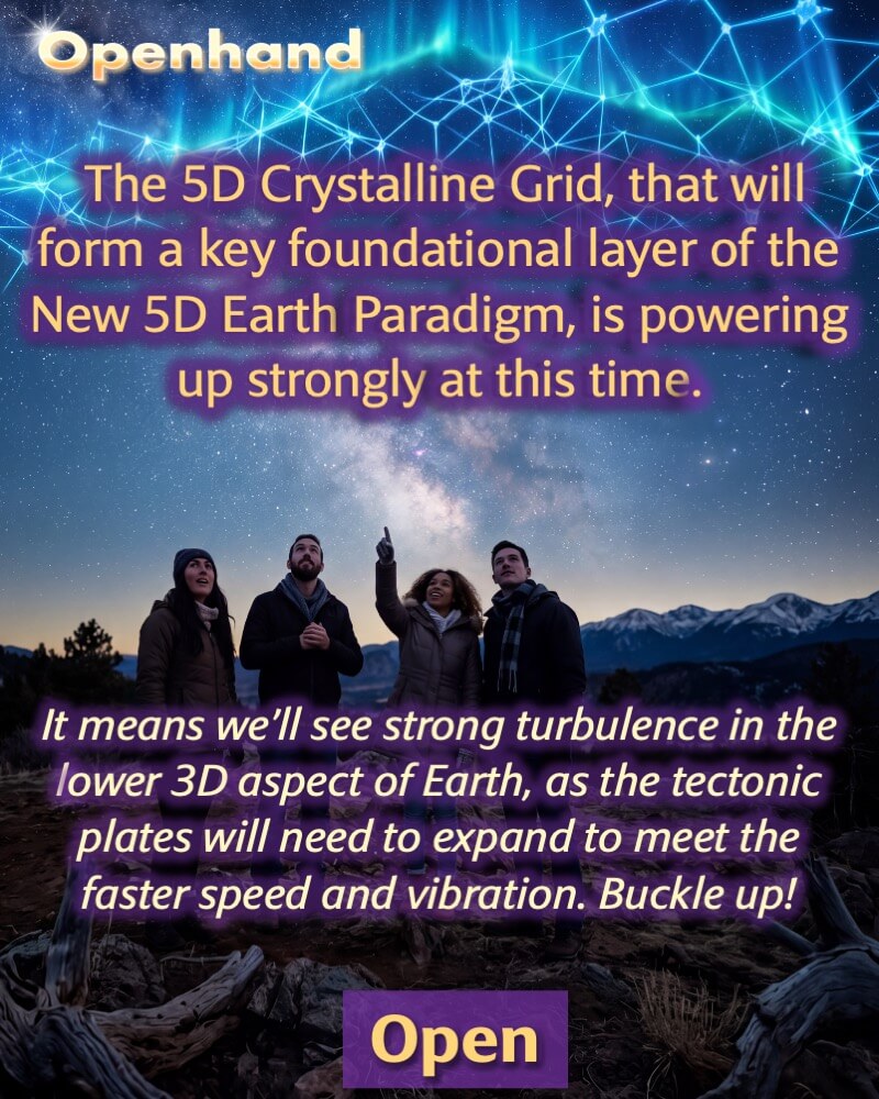 5D Crystalline Grid Powers Up! | Openhand