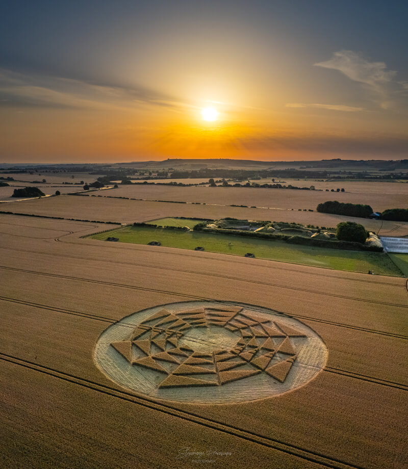 Barbury Castle Crop Circle Phase 2