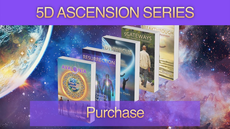 5D Ascension Book Series Button | Openhand