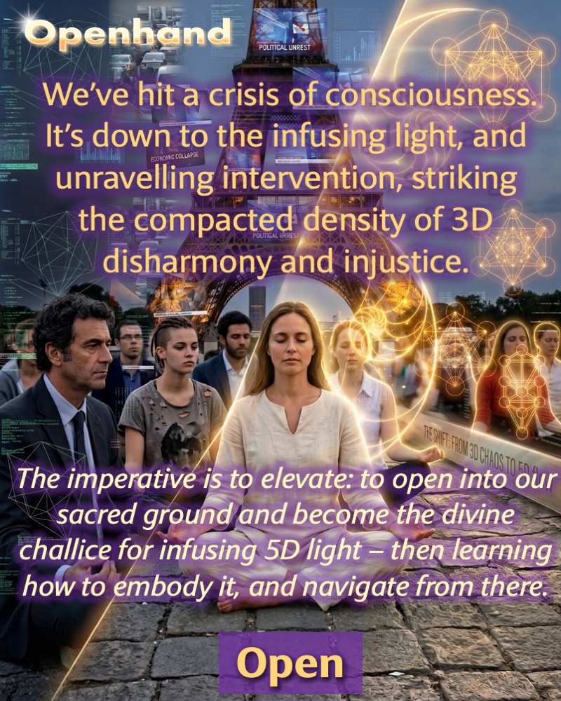 Crisis Of Consciousness Underway: Time to Go 5D | Openhand