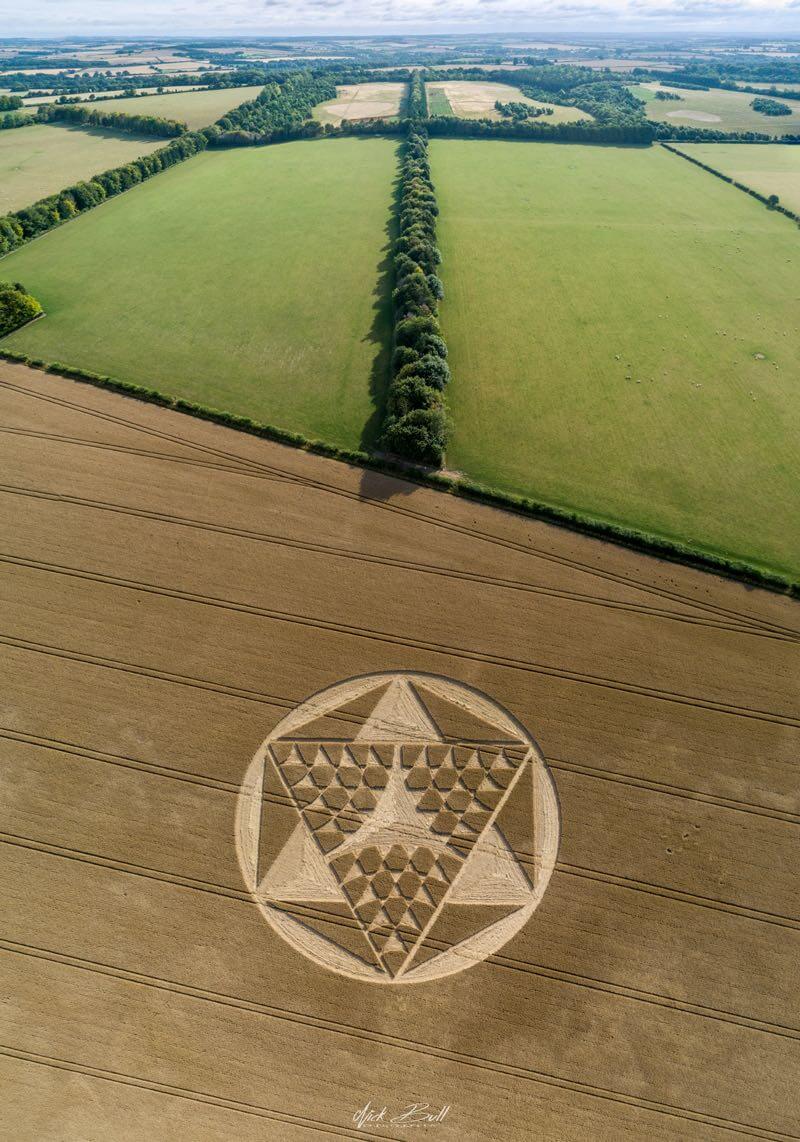 Barton Stacy Crop Circle - the Merkabah