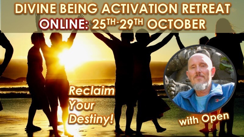 Divine Being Activation Online Oct with Openhand