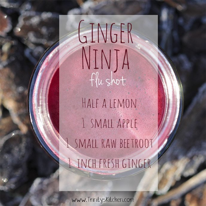 Openhand ginger Ninja flu shot