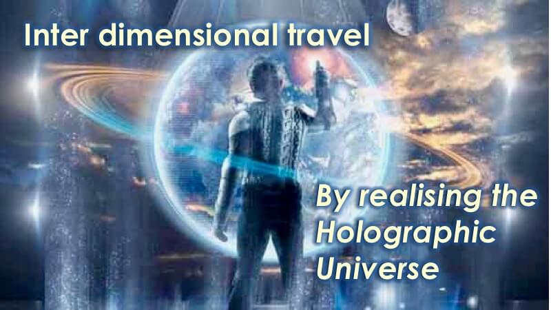 Interdimensional Travel through Holographic Universe