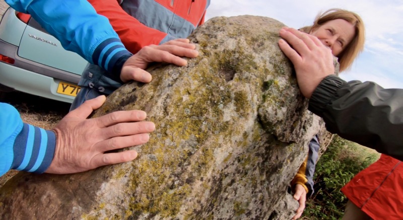 Avebury Summer School 19 - Neolithic site, entry stones