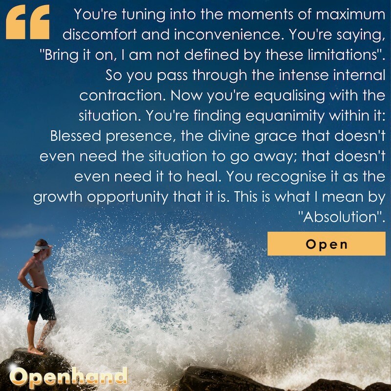 Understanding the Meaning of Spiritual Absolution by Openhand