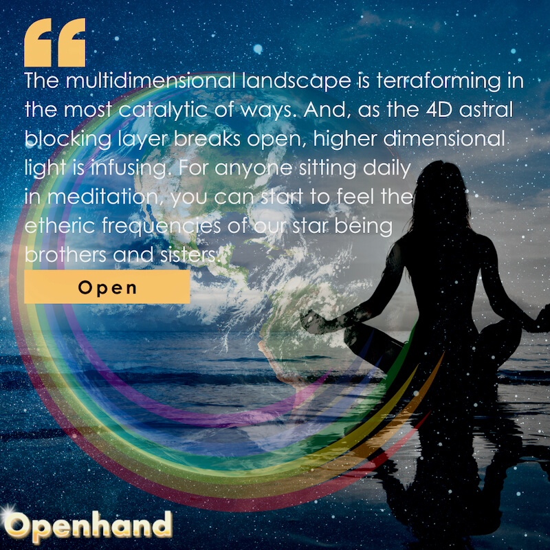 Star Being Etheric Frequencies with Openhand