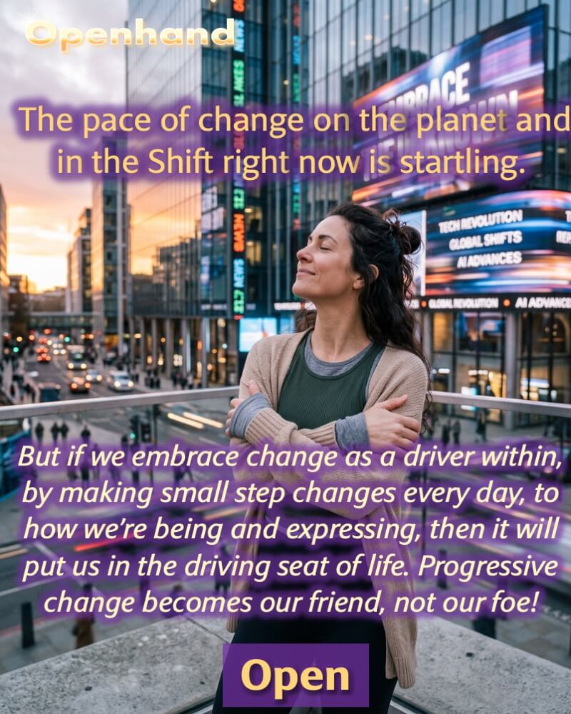 Dealing with Dramatic Planetary Change | Openhand quote