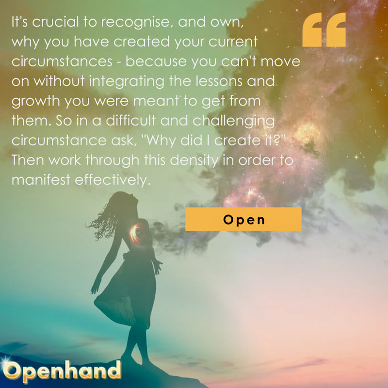 Quantum Manifesting with Openhand