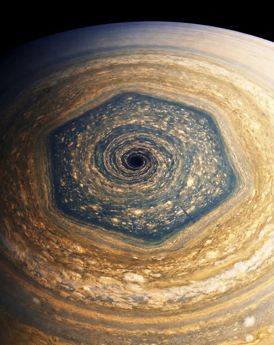 Saturn Hexagonal Storm Saturn Hexagonal Storm