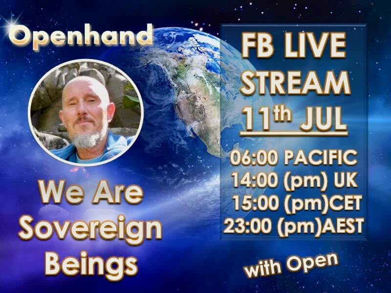 Sovereign Beings Openhand Live Stream