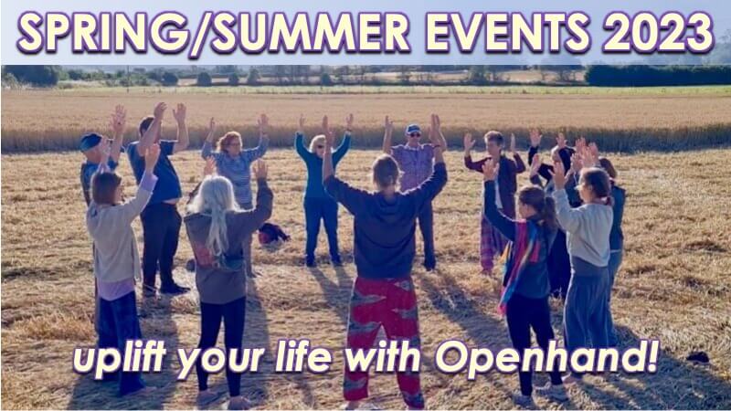 Spring summer events 2023 with Openhand
