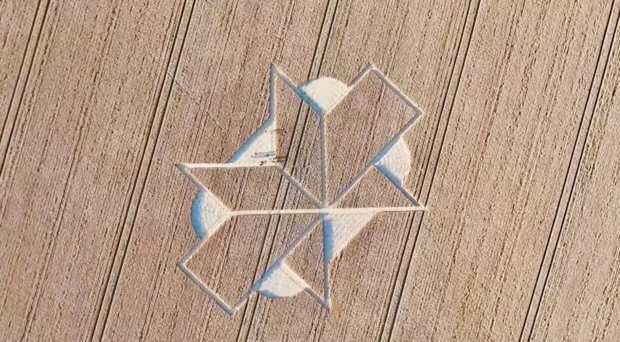 Water Wheel Crop Circle | Openhand Water Wheel Crop Circle | Openhand