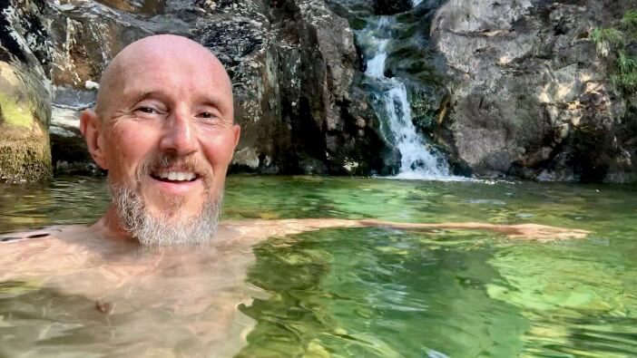 Waterfall Snowdonia with Openhand