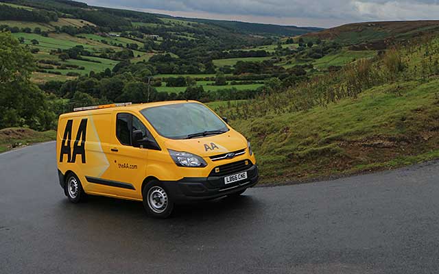 AA van on Hill