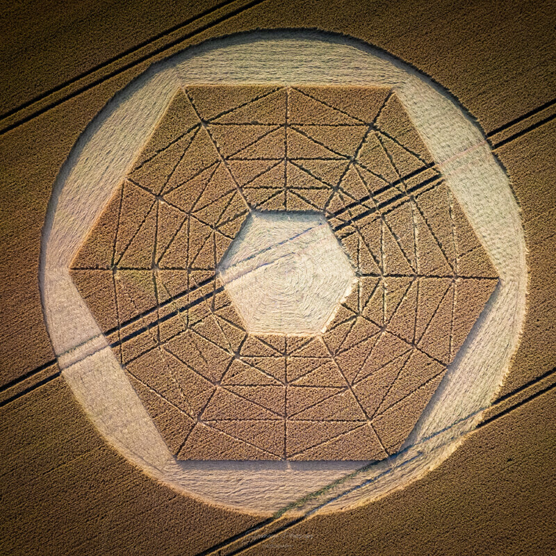 Barbury Castle Crop Circle Phase 1