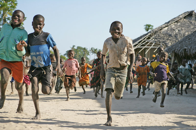 Kids in Mozambique