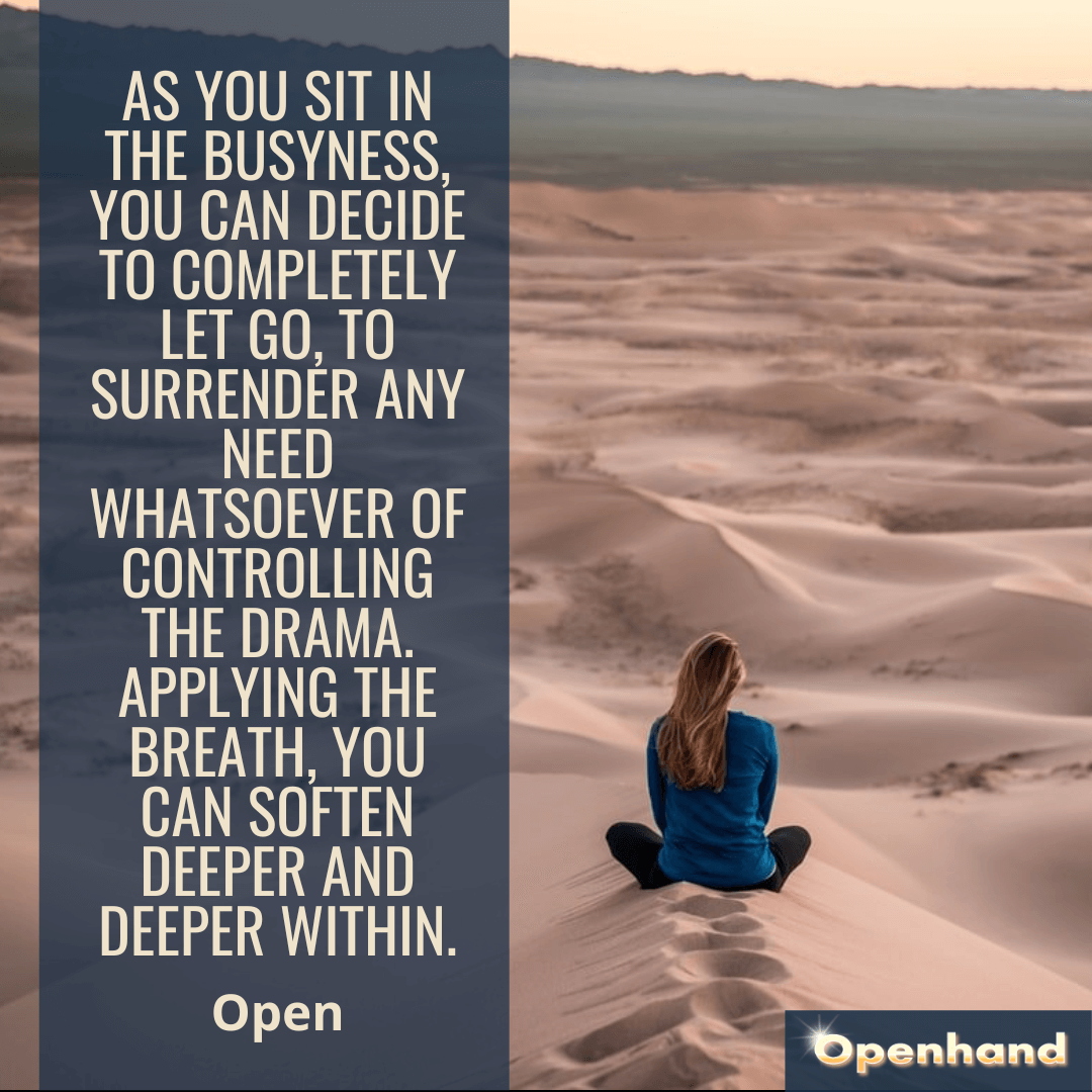 Surrender with Openhand