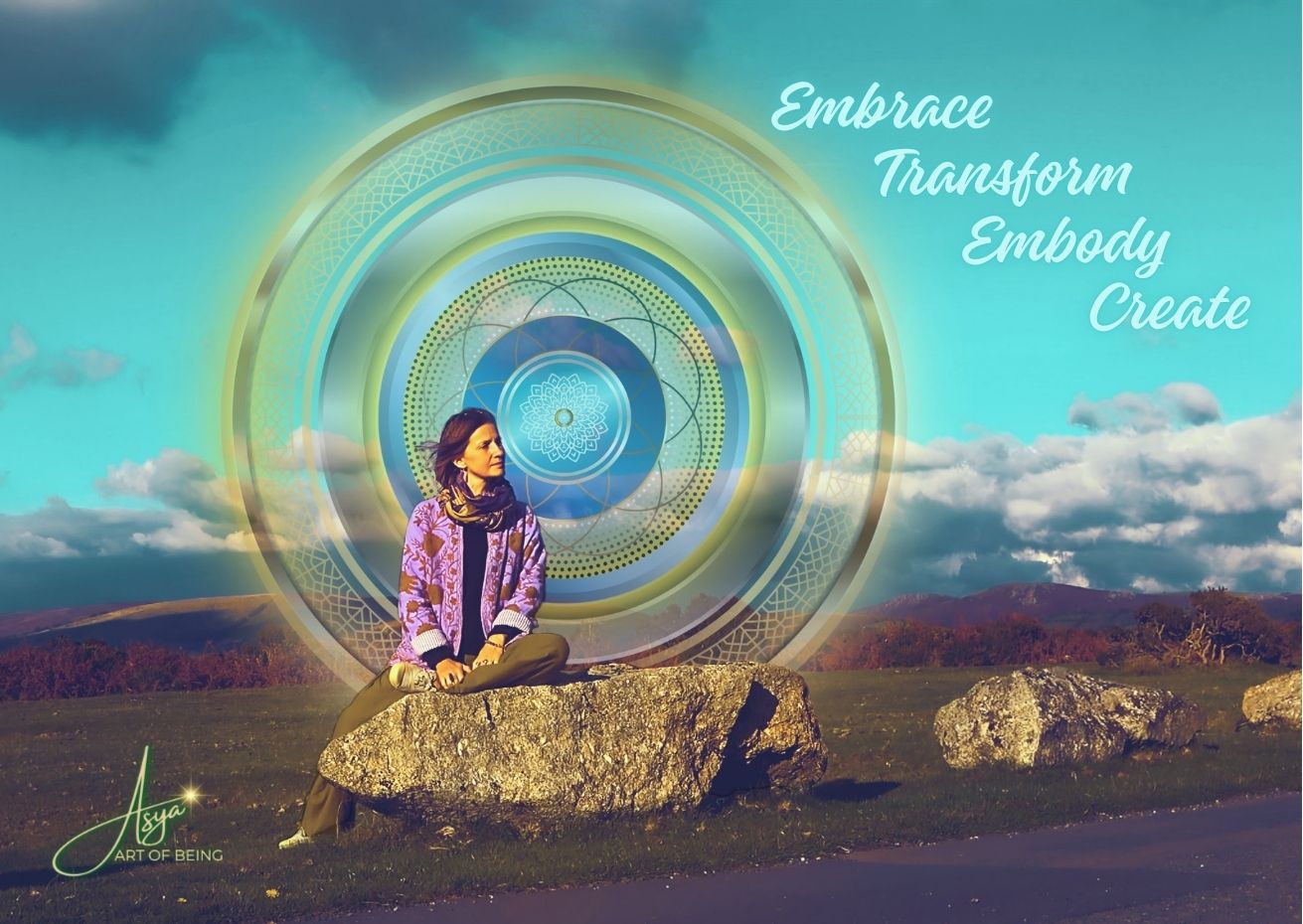 Asya: Art of Being mandala art