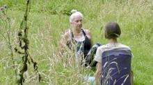 Avebury 21 - Ann with Openhand