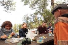 Openhand La Palma Retreat 2020 - lunch at the market