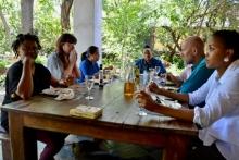 Openhand Africa retreat - lunchtime