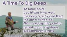 Meditation - the Time to Dig Deep with Openhand