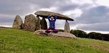 Pentre Ifan Burial Chamber with Openhand